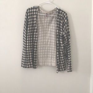 Black and white cardigan